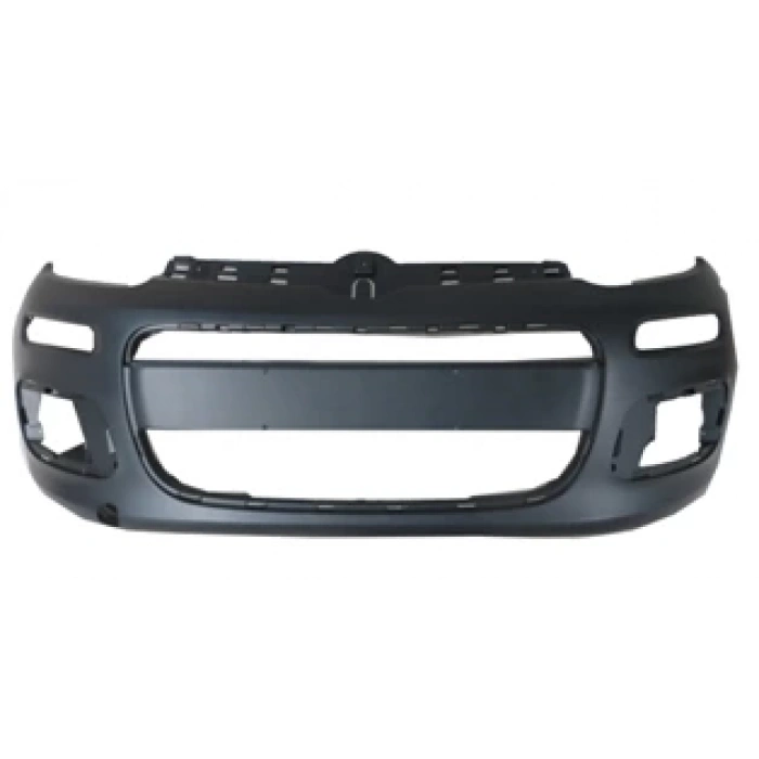Fiat Panda- 2012-2021  Ön Tampon Siyah (Sis/Panjur Ve Sinyal Delikli) (Eurobump) (Oem No:735555165)