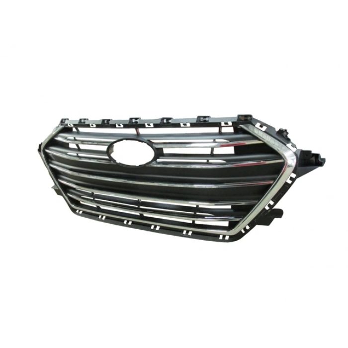 Hyundai Elantra- 2016-2018  Ön Panjur Siyah Nikelaj Çıtalı (Bfn) (Oem No:86350F2000)