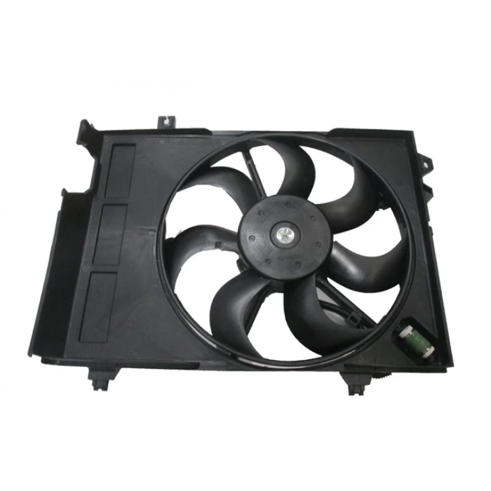 Hyundai Getz- 2003-2005  Radyatör Fan Davlumbazı Komple (7Kanat) (Oem No:253801C100)