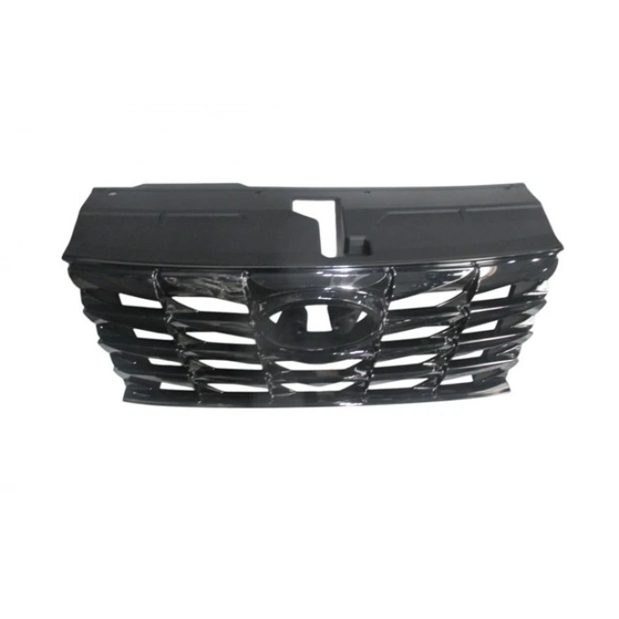 Hyundai Tucson- 2021-2023  Ön Panjur Nikelajlı Parlak Siyah (Tyg) (Oem No:86350N7100)