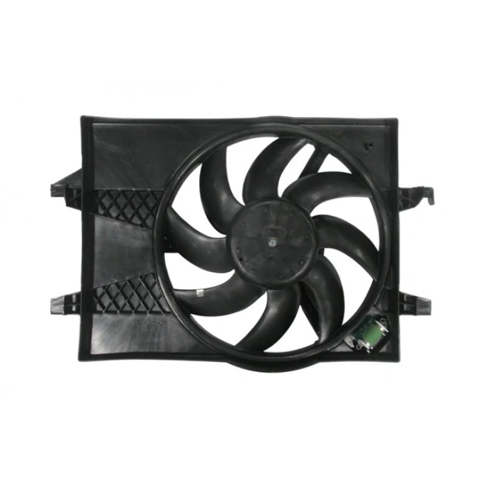 Ford Fiesta- 2007-2009  Radyatör Fan Davlumbazı Komple 1.4 Tdci (8 Kanat) (Motorlu) (Oris) (Oem No:2S6H8C607Ef)