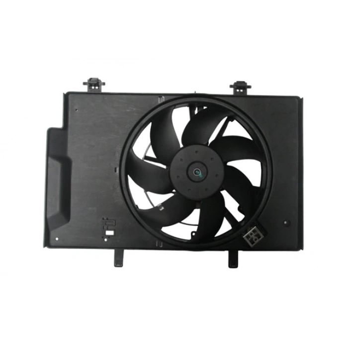 Ford Fiesta- 2009-2013  Radyatör Fan Davlumbazı Komple 1.6 Tdci (Motorlu) (7 Kanat)(Oris) (Oem No:Et768C607Gb)