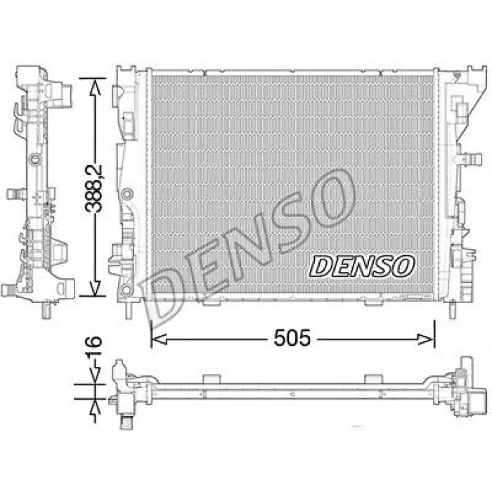 Renault Zoe E-Tec 2012- Su Radyatörü  (Oem No:214104950R)