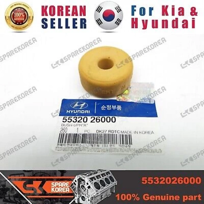 Kore Santafe Benzin-Dizel 2002-2006 Amortisör Lastiği Arka  (Oem No:5532026000)