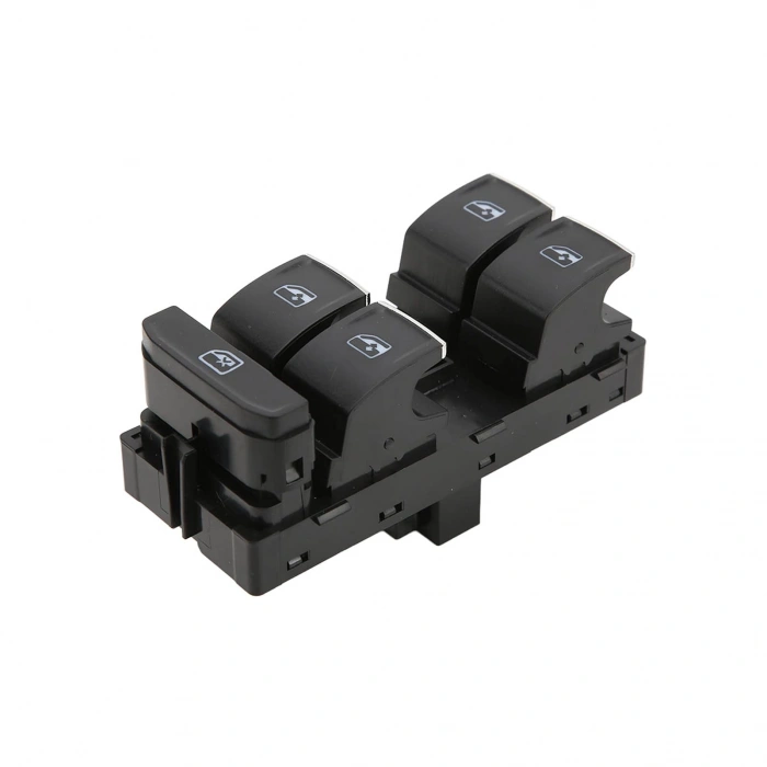 Vw Golf7-Passat-Arteon-Polo-Taigo-T-Cross-T-Roc-Tiguan-Karoq-Kodiaq-Superb-Ateca-Formentor 2013- Cam Açma Düğmesi Dörtlü / Kromlu (Oem No:5G0959857E)