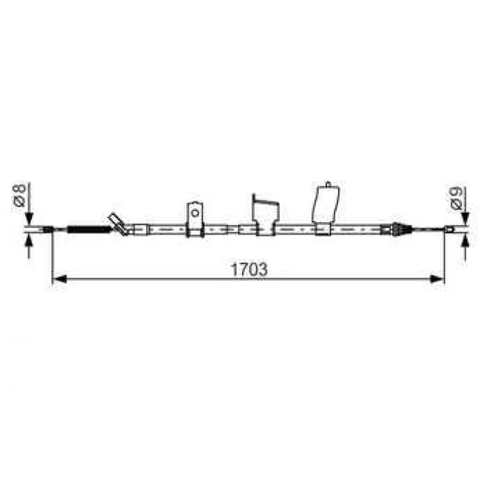 Japon   1997-2000 El Fren Teli  (Oem No:Nıs36531Jd00A)
