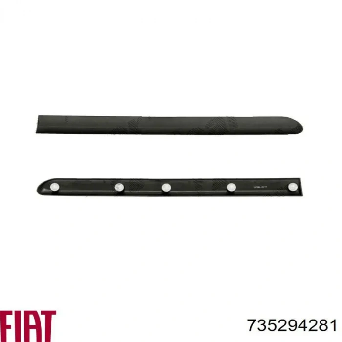 Fiat Doblo Em 2001-06, Kapı Bandı Arka Sol Klıpslı (Oem No:735294281)