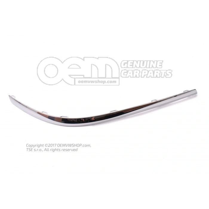 Vw Passat 2010-2013 Tampon Bandı Sağ Ar Ka Krom (Oem No:3Ae807460)