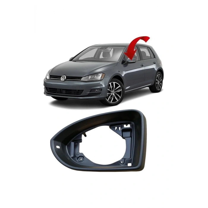 Vw Golf7 2013- Ayna Çerçevesı Sol  (Oem No:5G0857601)