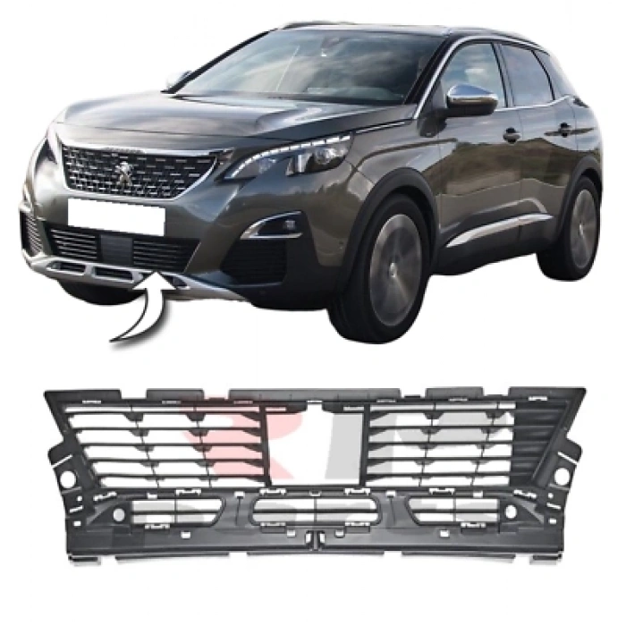 Psa 3008 B.M 2016- Ön Tampon Panjurusı (Sensör Delıklı) (Oem No:9810868080)