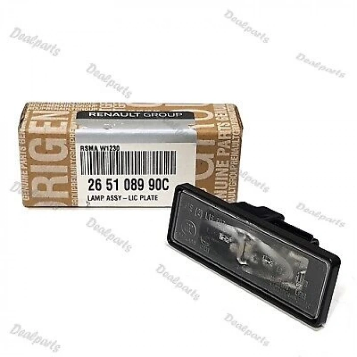 Renault Megane 4 - Talısman -Koleos 2015- Plaka Lambası  (Oem No:265108990C)
