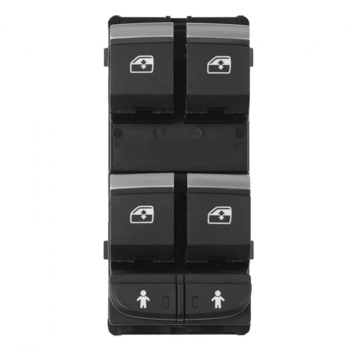 Vw  A4  A5  Q5 Q7 2015- Cam Açma Düğmesi Sol Dörtlü - Kromlu (Oem No:4M0959851B)