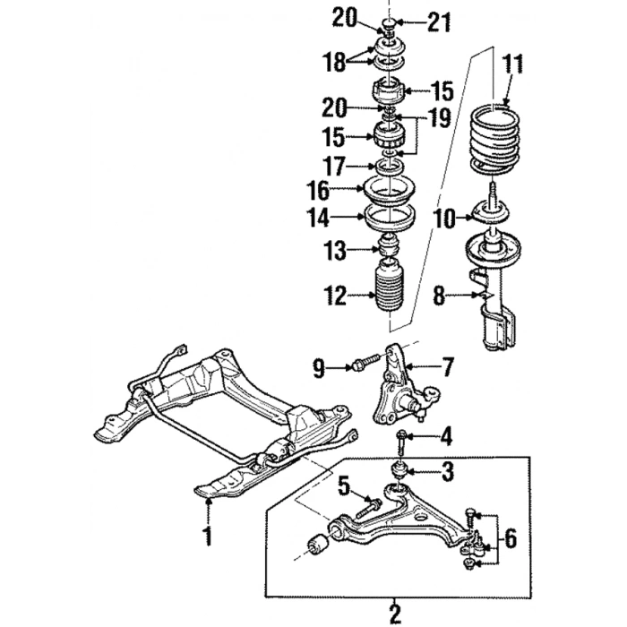 Opel   1997-2000 Salıncak  (Oem No:90576788)