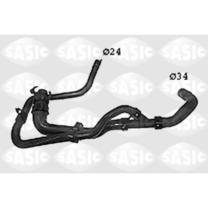 Psa Partner/Berlingo 1.9 Xud9 1998- Radyatör Hortumu Alt Tırnaklı (Oem No:1351V8)