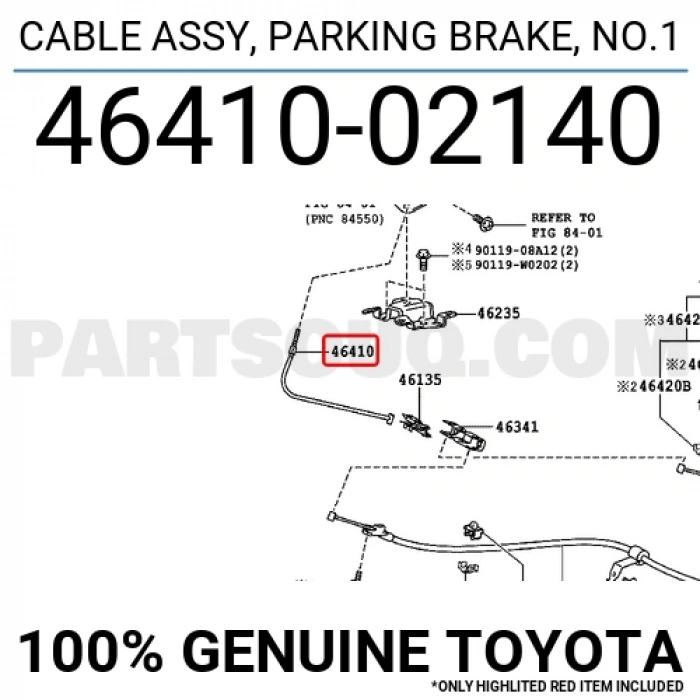 El Fren Teli Corolla 2013-2018 Ön (Oem No:4641002140)