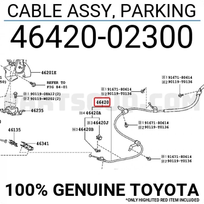 El Fren Teli Corolla 2013-2018 Arka Sağ (Oem No:4642002300)