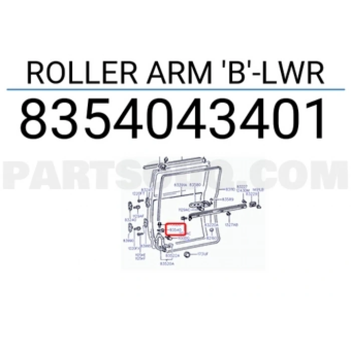 Makara Kolu H100 1994-2007 Orta Kapı Alt (Oem No:8354043401)