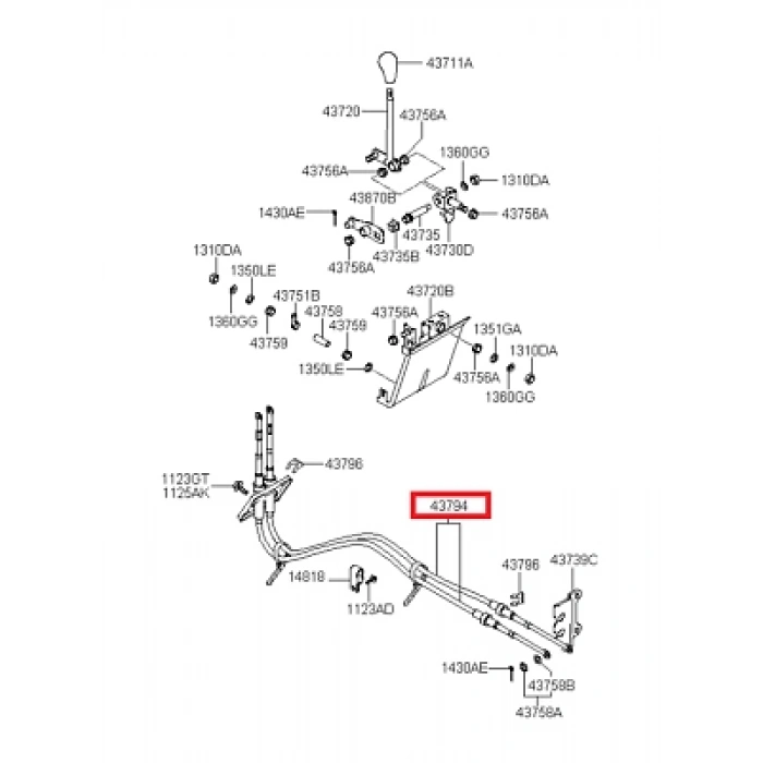 Tel Vites H100 Kmynt 1997-03 (Oem No:437704B300)