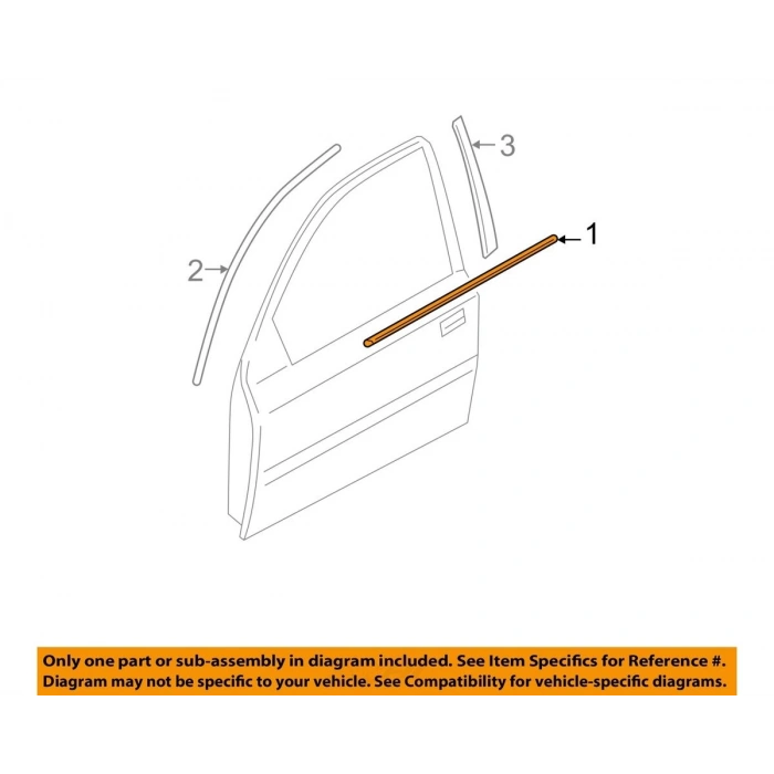 Cam Sıyırıcı Accent 2011-2019 Blue Ön Kapı Dış Sağ (Oem No:822201R000)