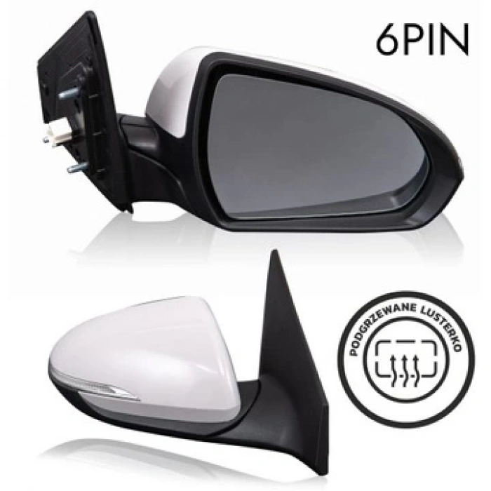 Ayna Dikiz Elantra 2016-2018 Elek. Isıt. Sinyali Sağ (Oem No:87620F2040)