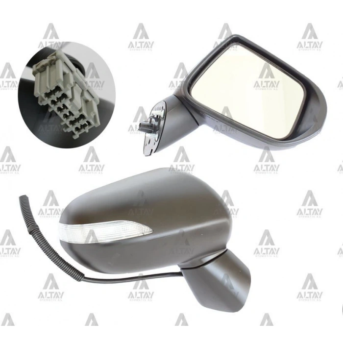 Ayna Dikiz Jazz 2003-2007 Elk. Sin. Sağ   (Oem No:76200Saag21Zb)