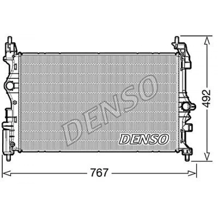 Opel Corsa E Adam B13Dtc B10Xft 2015- Su Radyatörü Al/Brz (Oem No:1300377)
