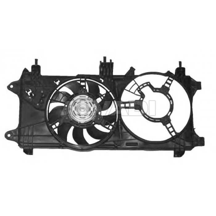 Fiat Doblo 1,9 Jtd 2001- Fan Motoru Davlumbazlı ( Tek Motor ) (Oem No:51755589)