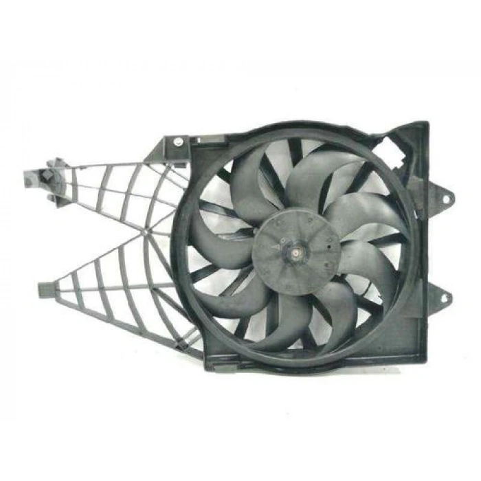 Fiat Linea 1,6 Mjt 2007- Su Radyatörü Su Rad+Klima Rad+Intercol+Fan Motoru+Davlumbaz (Komple) (Oem No:51795414)