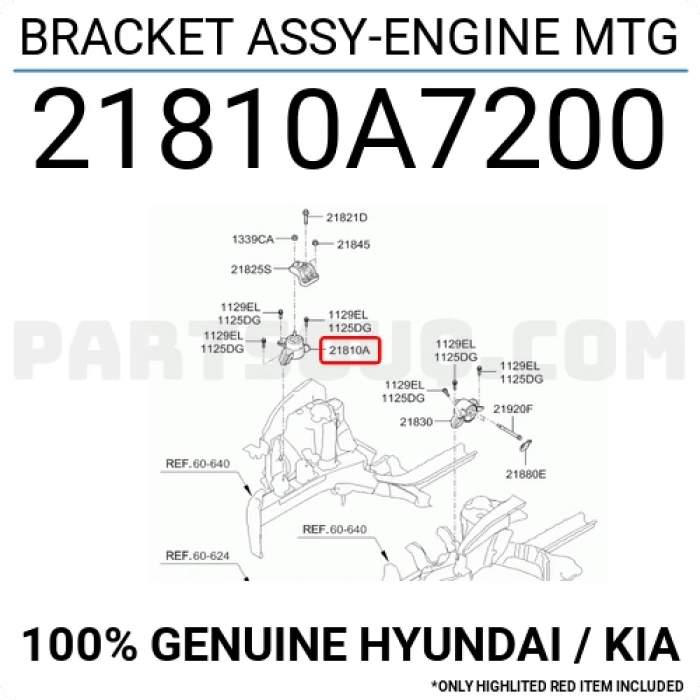Takoz Motor Pıcantı 2004-2010 / 1.1 Dizel (Oem No:2181007200)