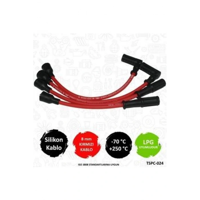 Buji Kablosu Takım Dogan Slx  1999-2002 / Sahın 1999-2002 / Kartal Slx 1999-2002 1.6 Enjeksiyonlu (Oem No:46429472)