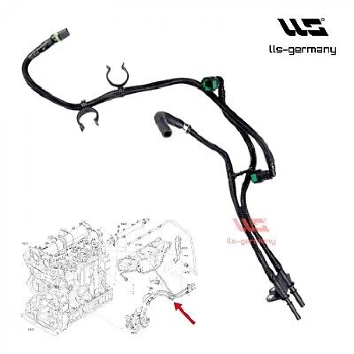 Hortum Yakıt (Mazot) Geri Dönüş Canter Fuso Tfa Euro-5 (Oem No:Mk667307)