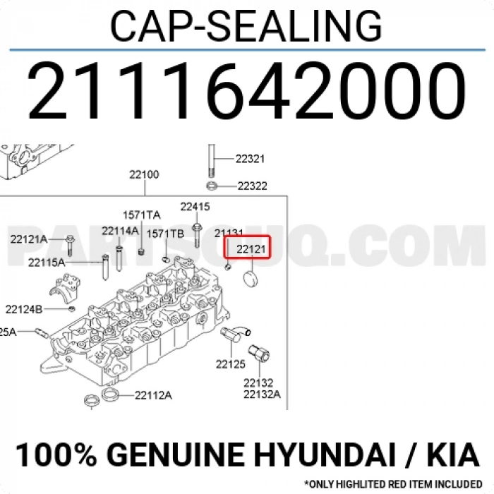 Tapa Blok Su Bongo / Pregio 1997-2004 2.7 J2 Takım (Sarı Pirinç) (Oem No:2111642000)