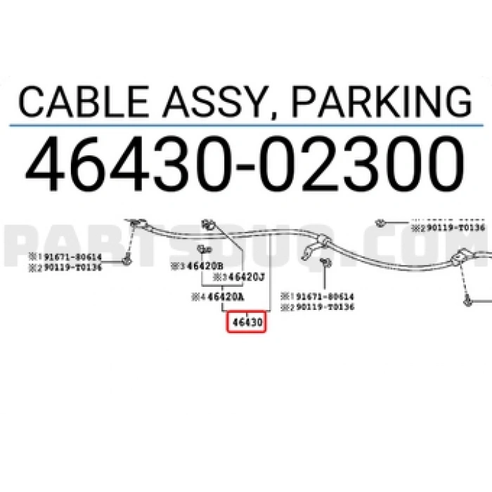 El Fren Teli Corolla 2013-2018 Arka Sol (Oem No:4643002300)