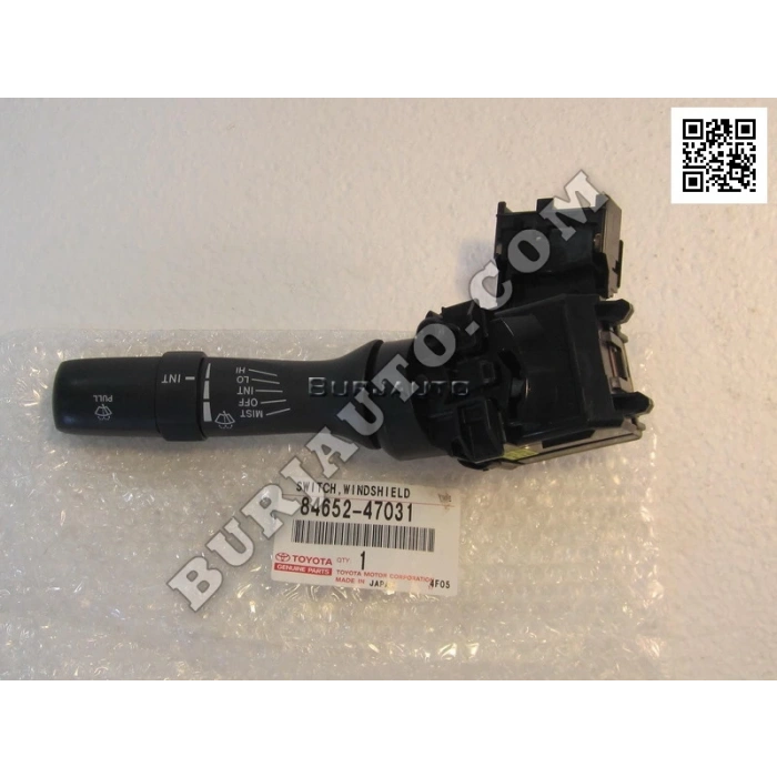 Kol Cam Silgi Kumanda Corolla 2006-10 (Oem No:8465247031)