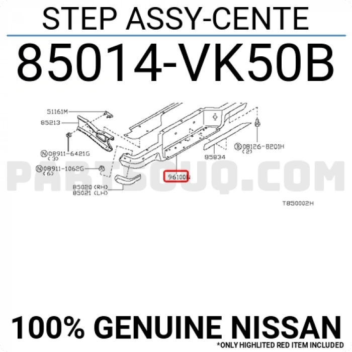 Tampon Pıckup Arka 1997-2002 D-22 (Oem No:850143S400)