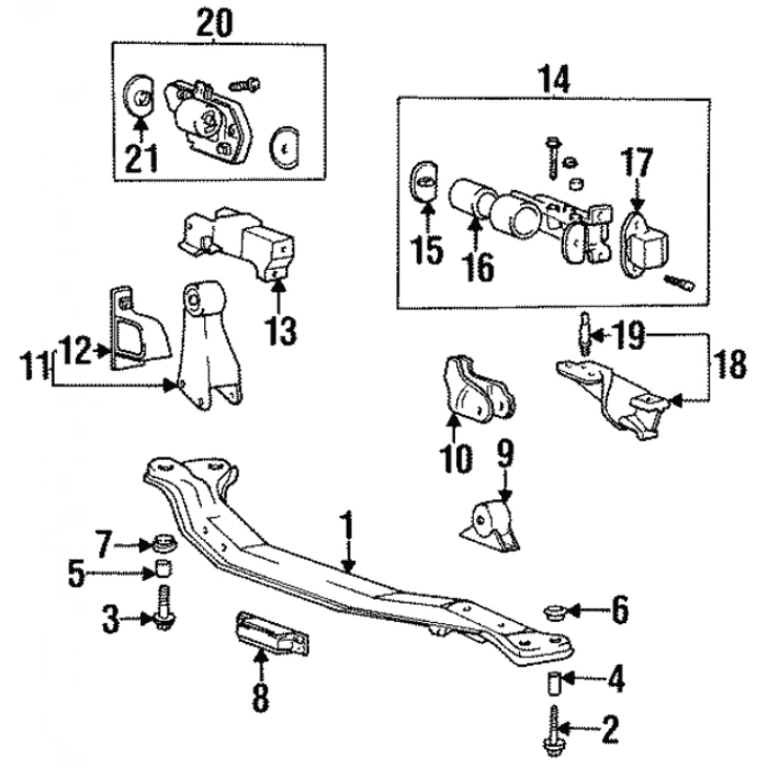 Travers Accent  1998-2000 Ön (Oem No:2170022300)