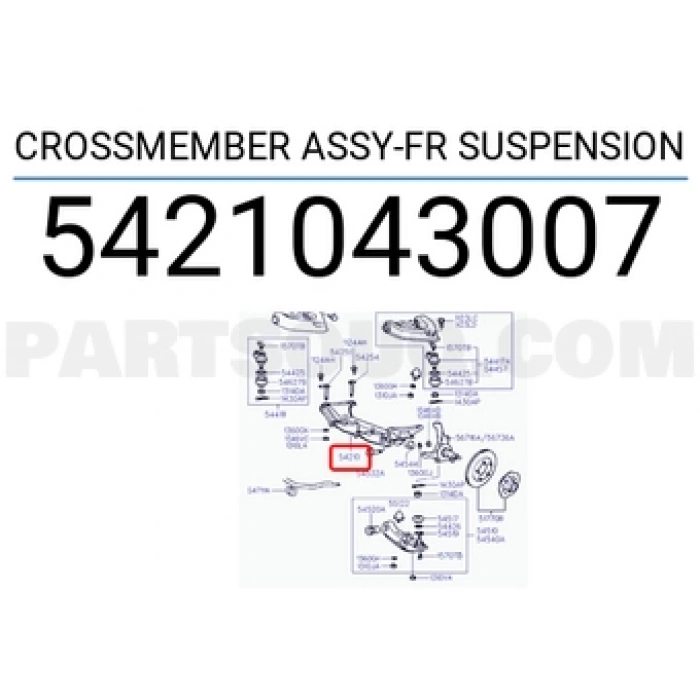 Travers H-100 Ön (Oem No:5421043007)