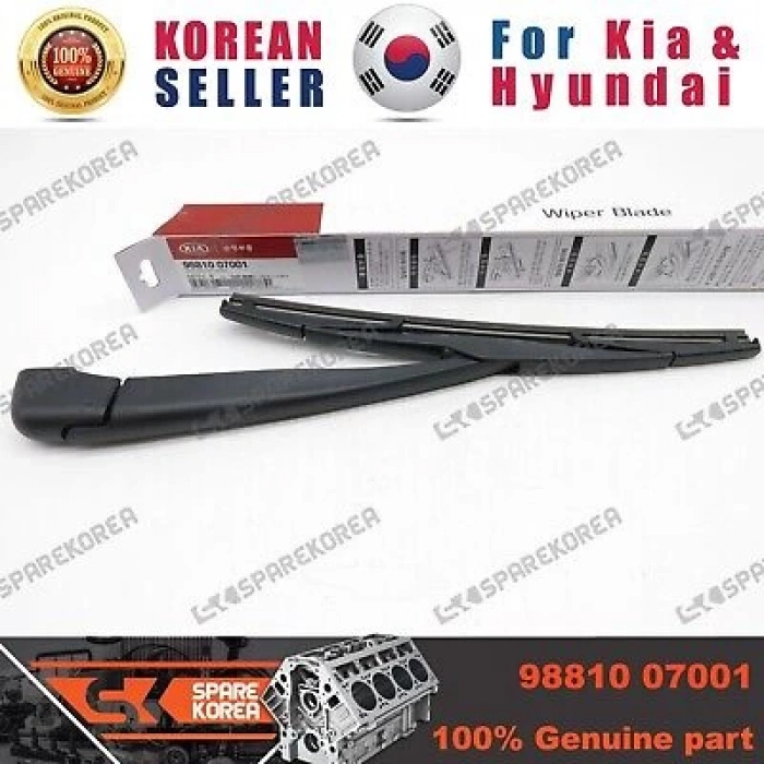 Cam Silgi Kolu Picanto 2004-2007 / Getz 2003-2005 Arka (Süpürgeli) (Oem No:9881007001)