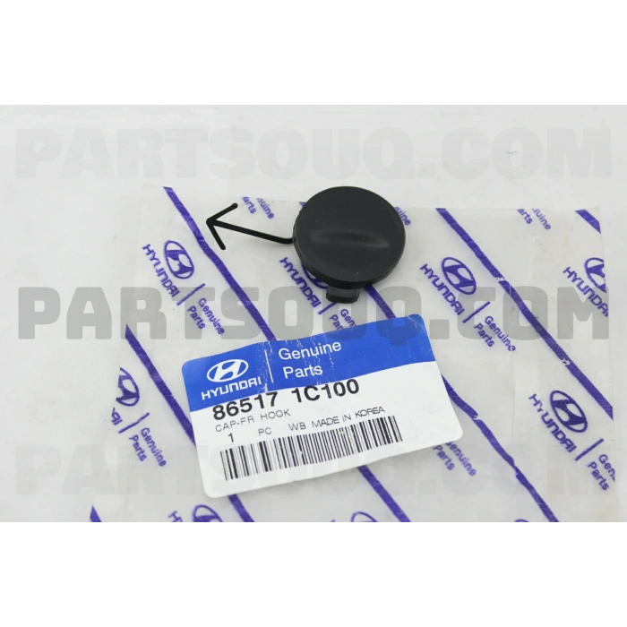 Çeki Demir Kapağı Getz Ön Tampon 2003 Sonrası (Oem No:865171C100)