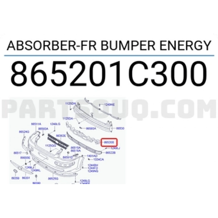 Şok Emici Getz Ön Tampon 2006-11 (Oem No:865201C300)