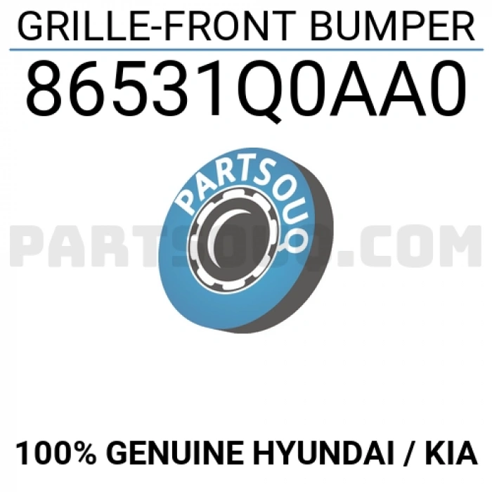 Tampon Panjurusı Bayon 2021 Sonrası Ön (Oem No:86531Q0Aa0)