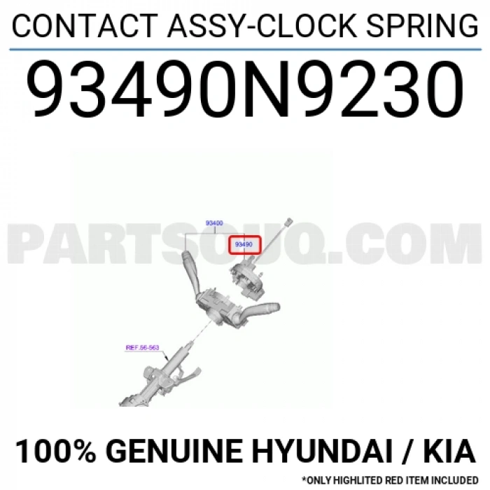 Airbag Çemberi (Zemberek) Tucson 2021 Sonrası (Oem No:93490N9230)