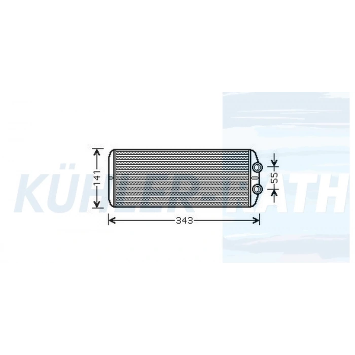Psa  407 C5 Iıı (X7) B.M 2004- Kalorifer Radyatörü  (Oem No:6448S7)
