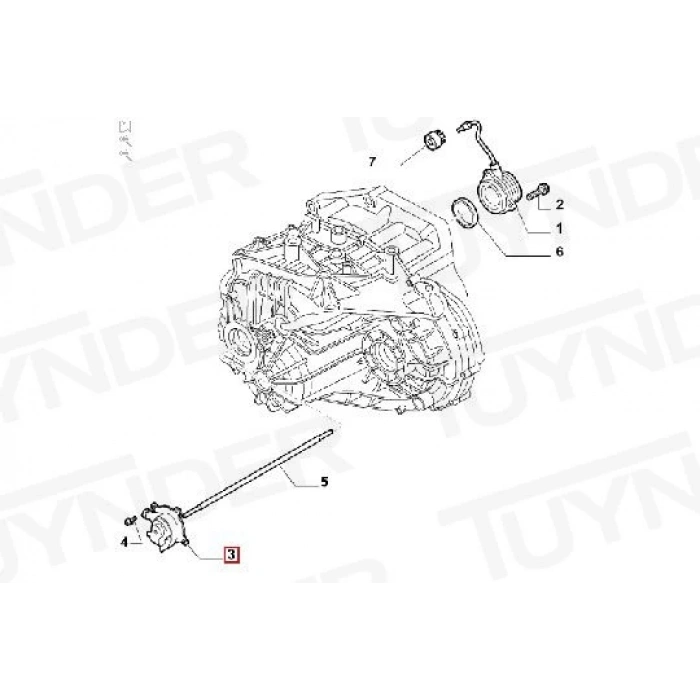 Fiat Egea/500X/Alfa Giulietta/Suzuki: Sx4 S-Cross-Vitara Ddıs 1,6 Mjet 2015- Debriyaj Aktıvatoru  (Oem No:46357243)