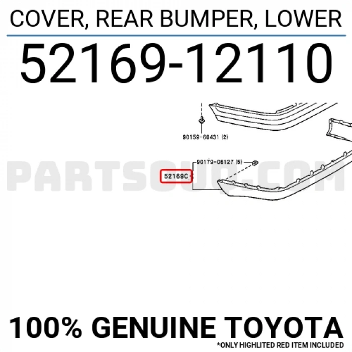 Tampon Corolla Arka Alt Parça  1998-2002 Ae-111 (Oem No:5216912110)