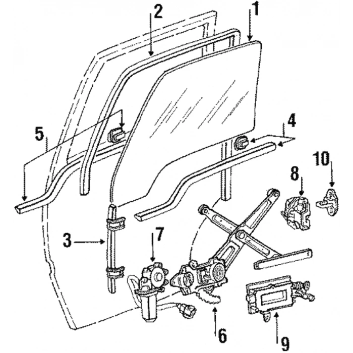 Cam Krikosu L300 Manuel   87-1998 Sol (Oem No:Mb421443)