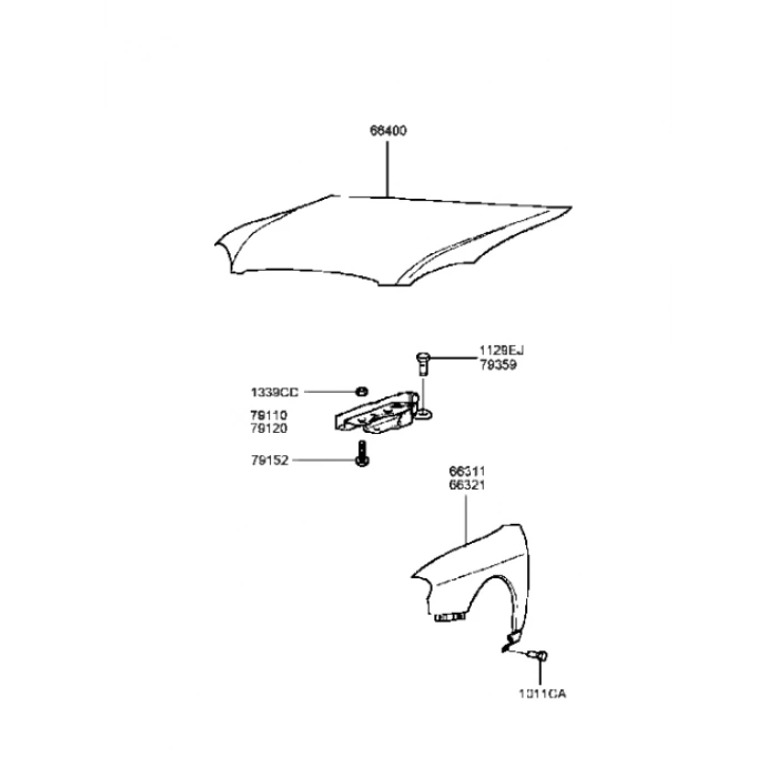 Motor Kaputu Sonata 1999-01 (Oem No:6640038201)
