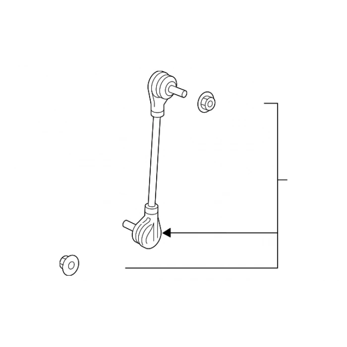 Volvo Volvo C40/Xc40  2018- Viraj Askı Rotu Ön  (Oem No:32344015)