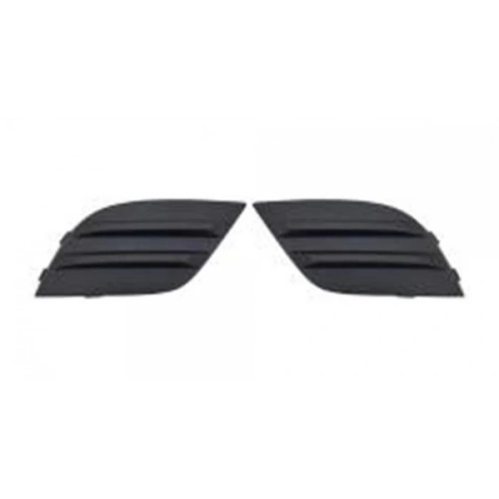 Renault Clio- 4- Hb- 2016-2020  Sis Lamba Kapağı Sis Deliksiz Sağ/Sol Set (2Parça) Siyah (Tw) (Oem No:263314950R)