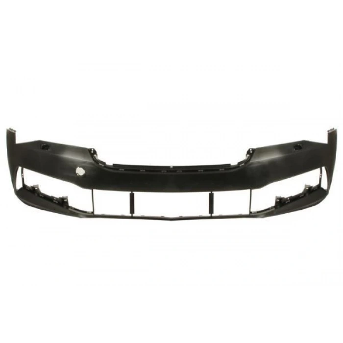 Skoda Superb- 2019-2024  Ön Tampon Siyah Far Yıkama Delikli (Tyg) (Oem No:3V0807218E)